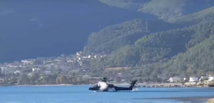 Watch: Dramatic Crash of an Apache Helicopter into the Water!