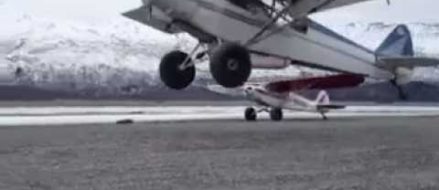 Watch: World record shortest landing!