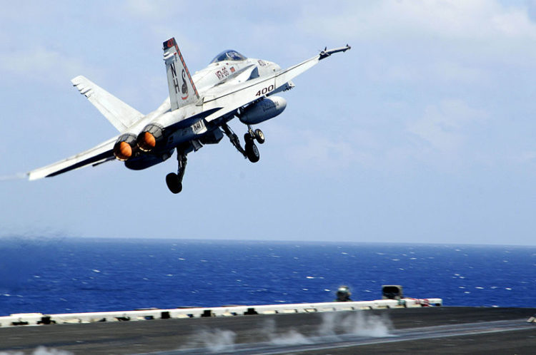 Iranian Drone Comes Within 100 Feet of US Navy F-18 Hornet Near USS Nimitz