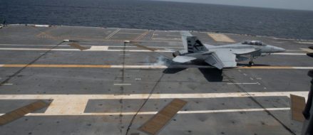 Watch: US Navy performs first fixed wing aircraft recovery aboard USS Gerald R. Ford