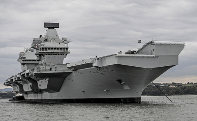 Watch: HMS Queen Elizabeth aircraft carrier enters Portsmouth Harbor