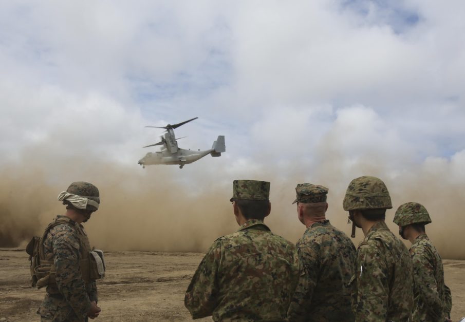 Picture of the day: Japan Self-Defense Force watch MV-22 Osprey take off