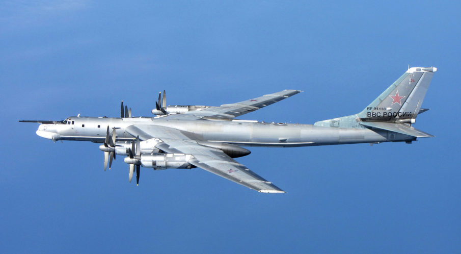 Russia flies nuclear capable bombers, fighters past joint U.S./South Korean military exercises