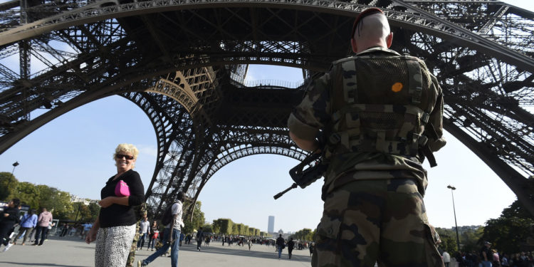 French Police Arrest Suspected Driver of a Car that Slammed into 6 Soldiers