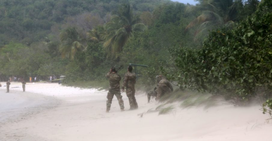 US Special Forces conducts search and rescue training