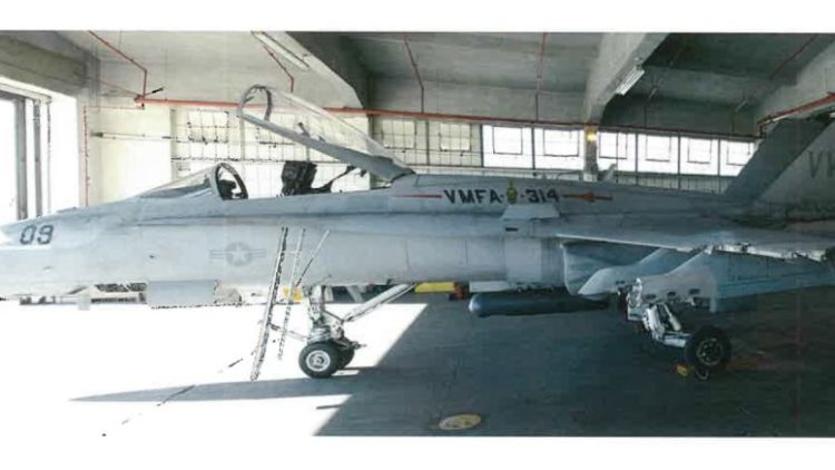 Photos: Damaged F-18 Hornet that Made it Back to Base