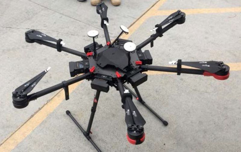 Drone spotted flying over the border from Mexico carrying 13 pounds of meth