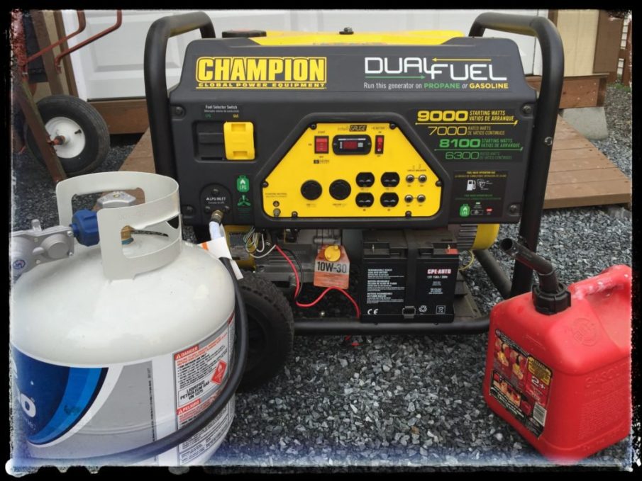 Disaster preparedness | Get a generator