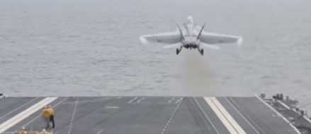 Watch: The Navy’s newest, most sophisticated aircraft carrier land and launch its first aircraft