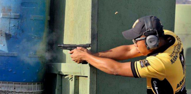 Army pistol training: Condition black