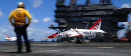 Watch: Inside the Life of a Student Naval Aviator Landing for the First Time on the Ship
