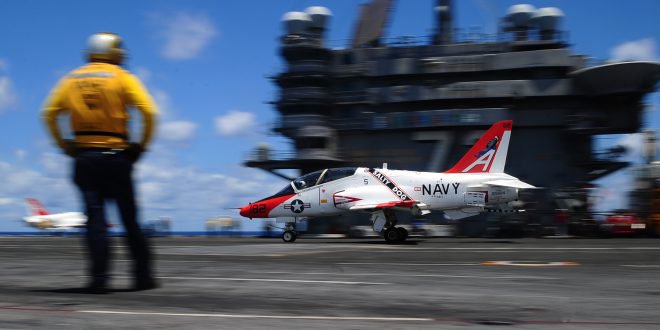 Watch: Inside the Life of a Student Naval Aviator Landing for the First Time on the Ship