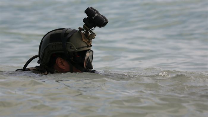 SOF pic of the day: Marine Raider combat dive exercises