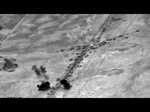 U.S. warplanes are called off surveillance of ISIS convoy, at Russia’s request