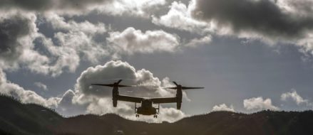 Marine Corps MV-22B Osprey in St. John, U.S. Virgin Islands