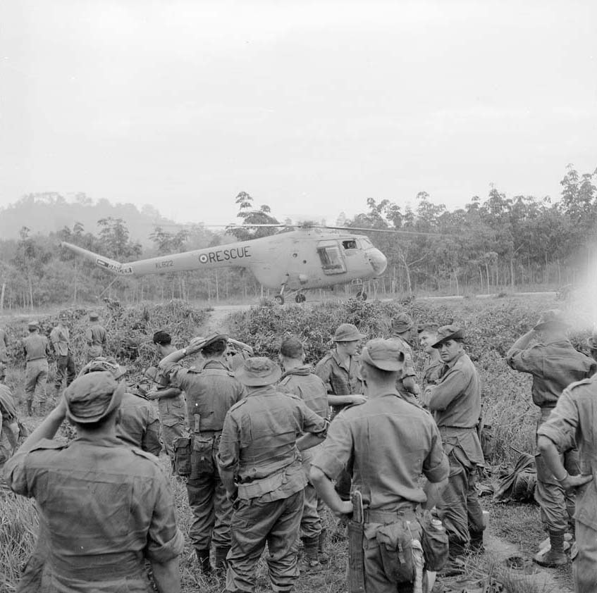 SAS troops in Malaya jungle operations