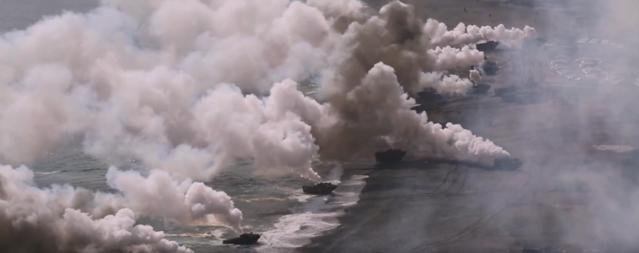 Watch: U.S. Marines, South Korean forces conduct massive amphibious assault training