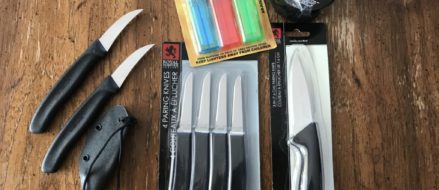 Improvised throw away edged weapons