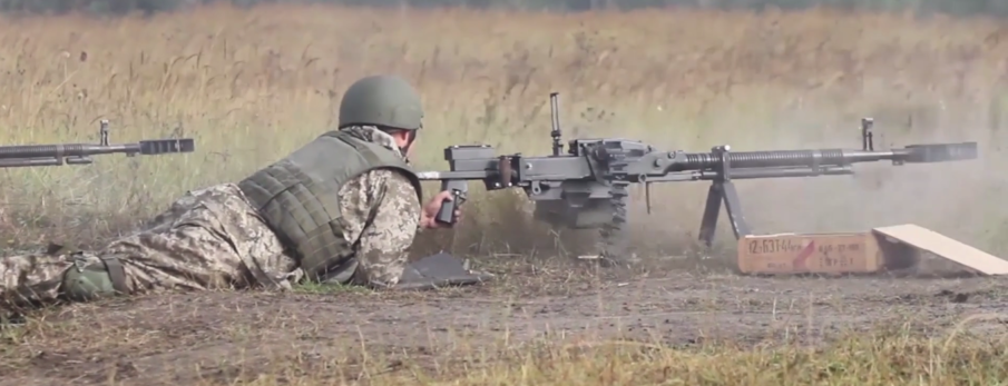 Watch: Ukrainian Army trains on the powerful DShK Heavy Machine Gun