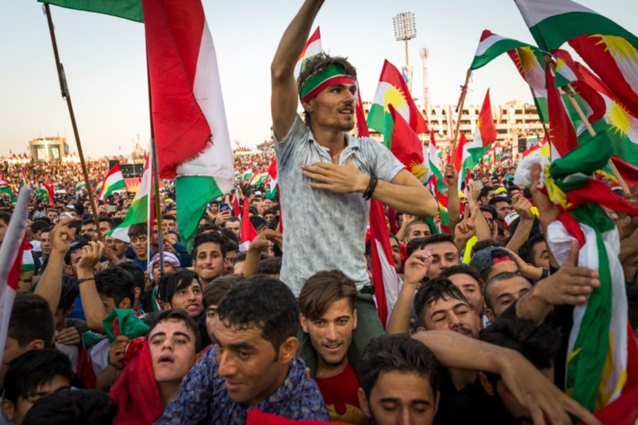 World waits as votes are tallied in Kurdish independence vote