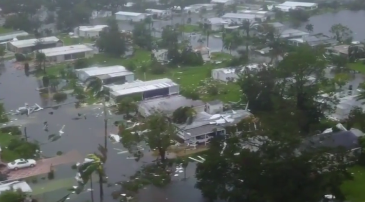 Watch: Aerial Drone Footage of Hurricane Irma Damage in Naples, Florida