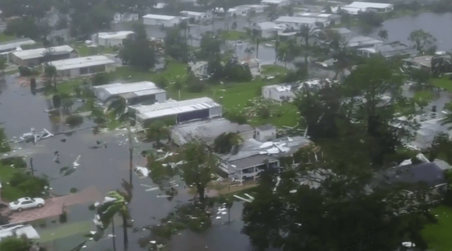 Watch: Aerial drone footage of Hurricane Irma damage in Naples, Florida