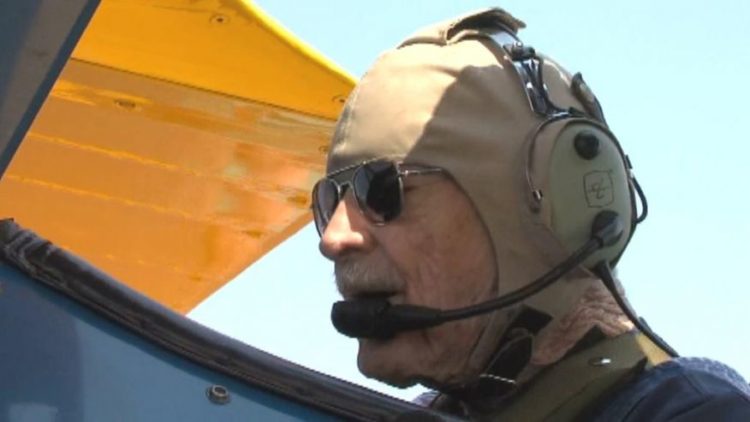 “I never did want to go someplace in an airplane. I just liked to fly,” – World War II Aviator Flies Again!