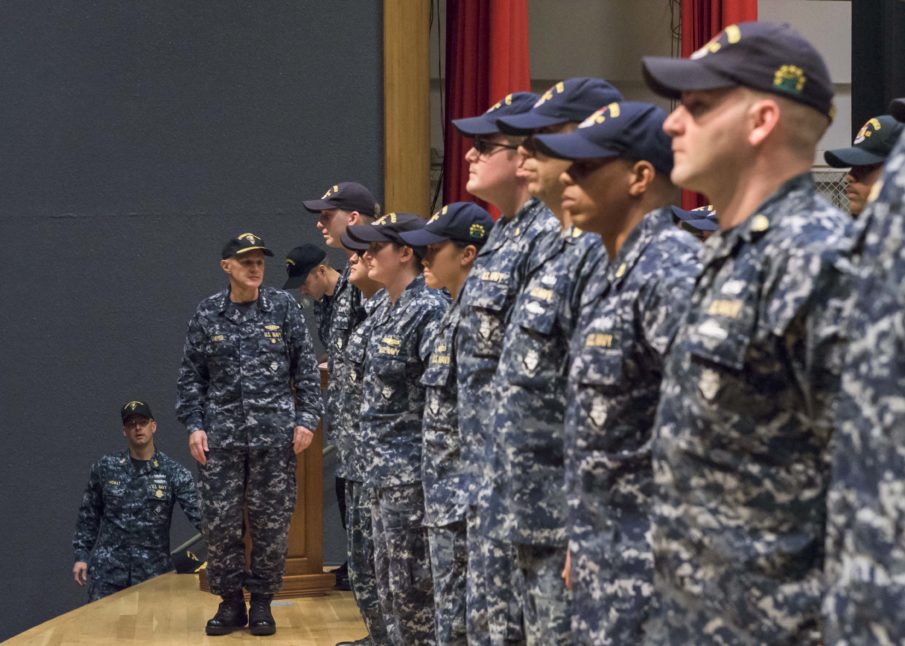 Navy awards 36 sailors for heroism in the aftermath of USS Fitzgerald collision