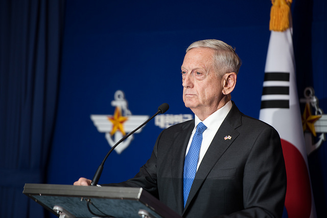 Mattis in Seoul: Use of nukes by NK ‘will be met by a massive military response’