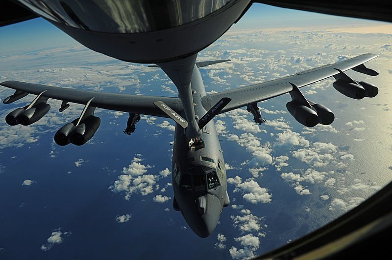 Watch: US Air Force B-52H Stratofortress Aerial Refueling from a French Air Force C-135FR Tanker