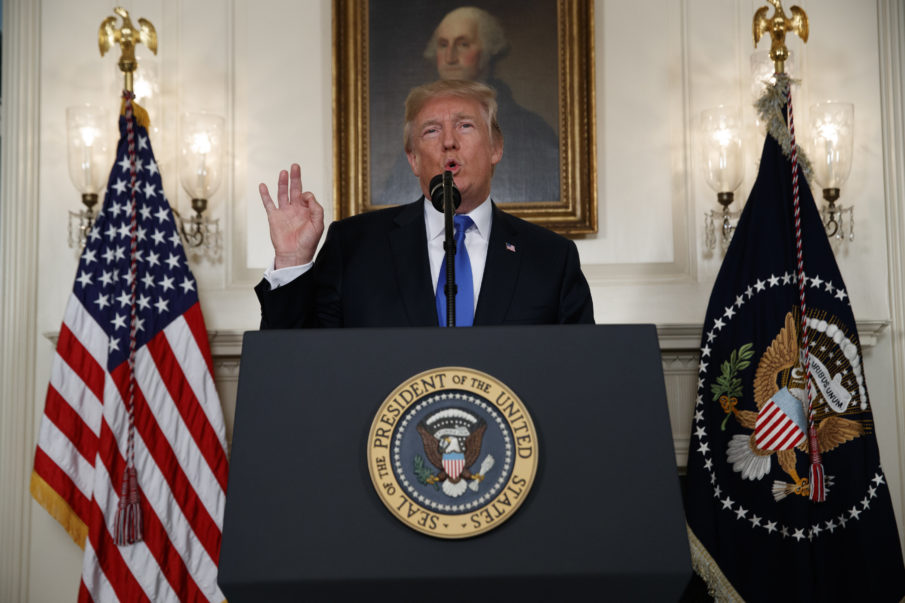 Trump chooses not to recertify Iran nuclear deal, demands changes from Congress, allies