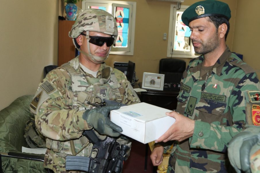 US troops are preparing Afghan soldiers for an aggressive offensive against the Taliban