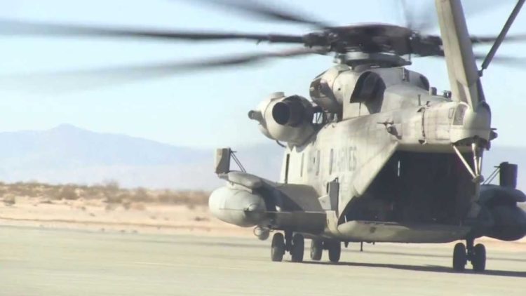 Watch: Airlift Some Concrete with a CH-53E Super Stallion