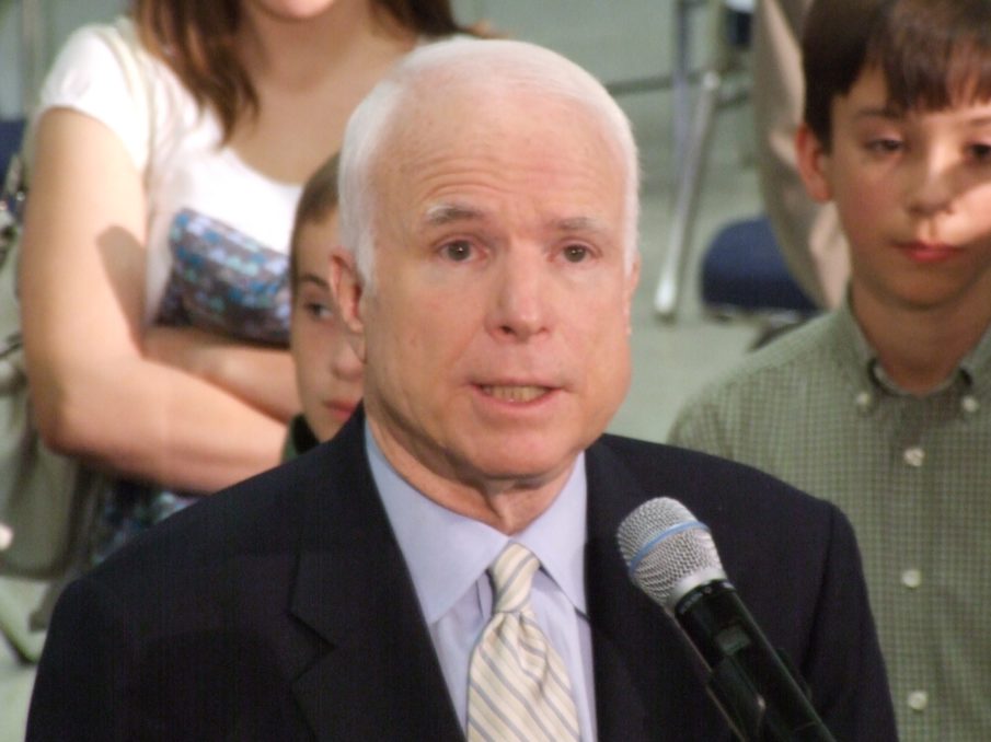 John McCain took an indirect shot at Trump for his famous deferment during the Vietnam War