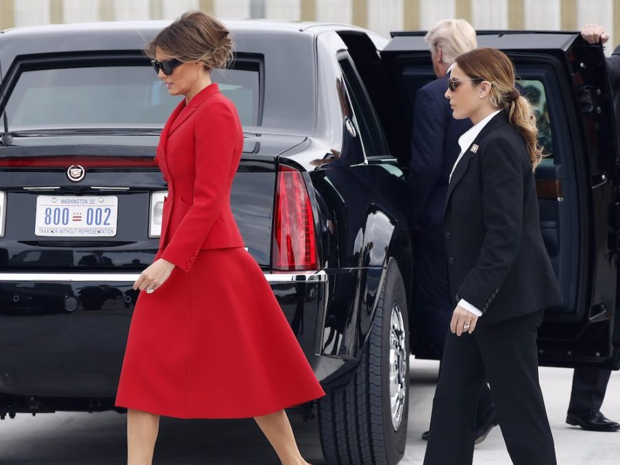 Melania Trump has a Secret Service agent who looks strikingly similar to her — and it’s fueling a wild conspiracy theory