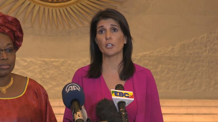 Nikki Haley: Africa’s Violence Could Become US Security Problem