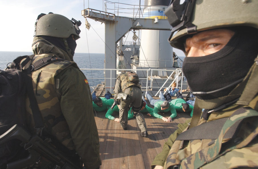 SOF Pic of the Day: Spanish special operations forces aboard the USNS Saturn