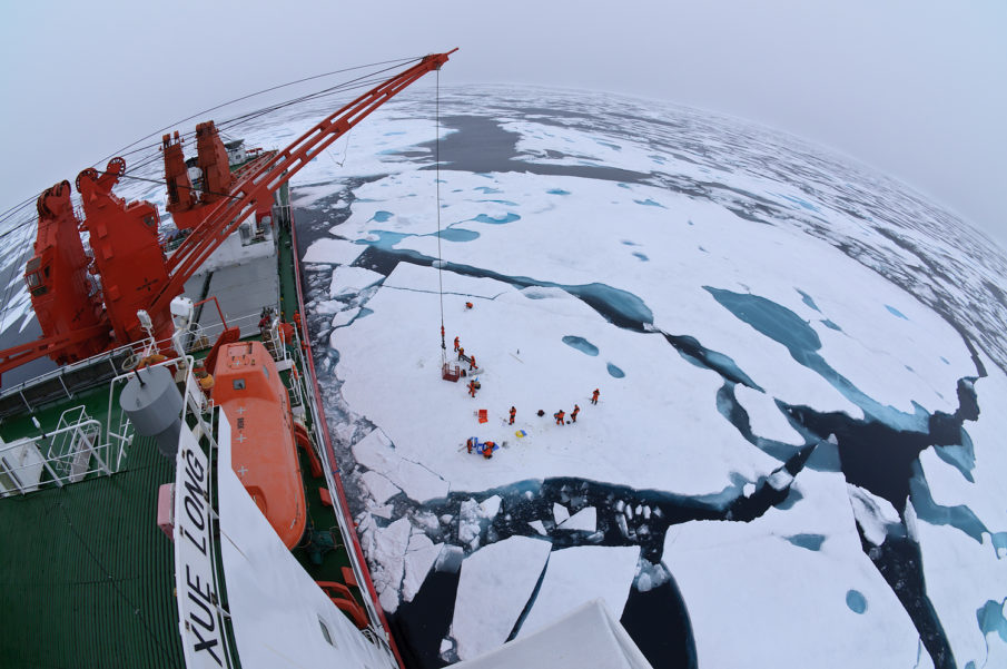China makes moves on the Arctic with milestone icebreaking mission