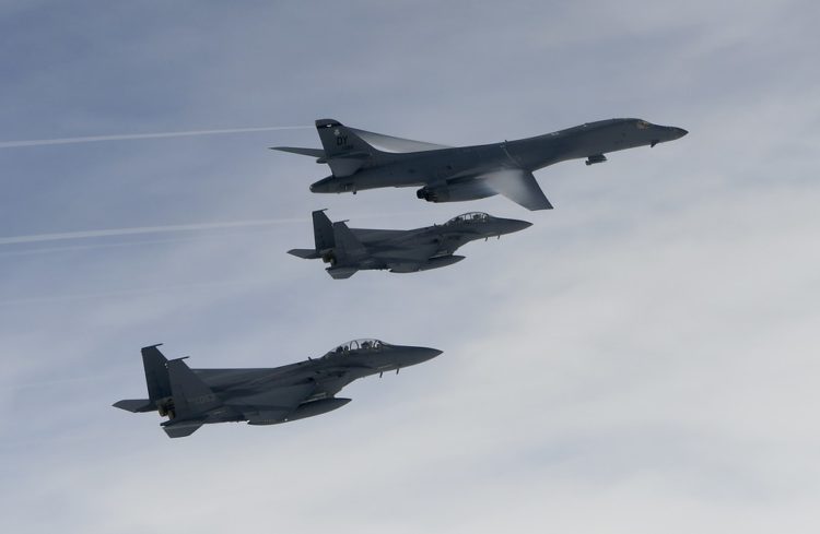 United States Sends More Nuclear Capable B-1 Bombers Over the Korean Peninsula