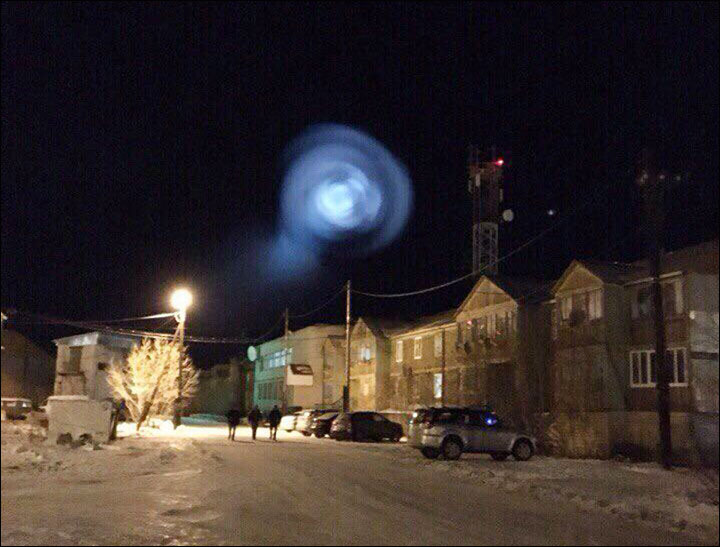 Massive ball of light appears in the sky above Siberia during Russian ICBM test