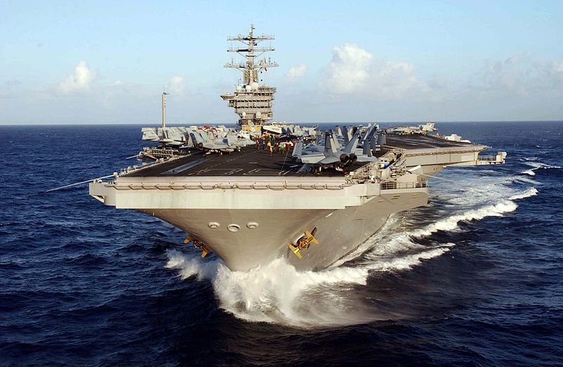 USS Nimitz arrival makes three US aircraft carriers in western Pacific