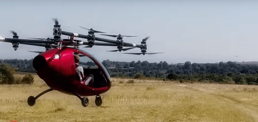 Watch: Take a ride on the first flight of the ‘Passenger Drone’