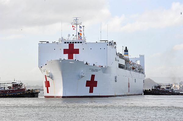 Take a look inside the massive Navy hospital ship tasked with saving lives in Puerto Rico
