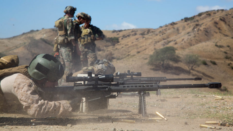 SOF Pic of the Day: A Marine Raider and his .50 cal