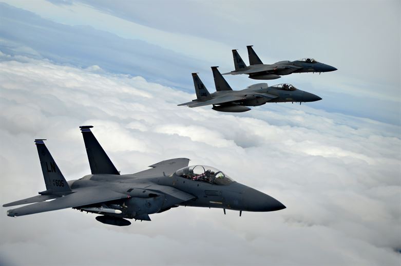 F-15s were scrambled to intercept an unidentified stealth aircraft spotted over West Coast