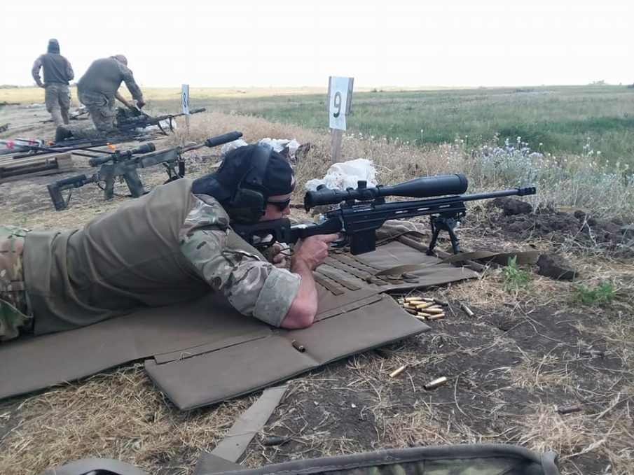 Training with the Ukrainian army’s elite snipers