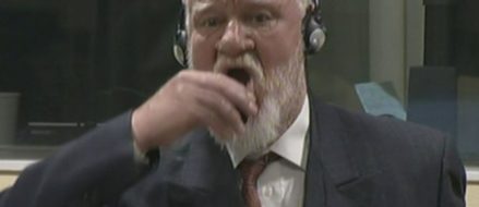 Watch: Former Bosnian Croat general drinks poison upon having 20 year sentence upheld