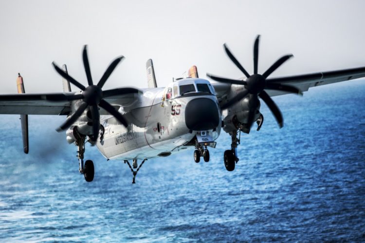 US Navy Calls Off Search for Three Missing Sailors from C-2A Aircraft Crash