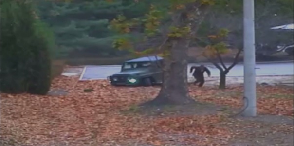 Dramatic new footage shows North Korean soldiers violating armistice, pursuing defector into South Korea