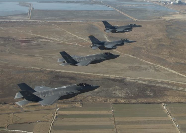 Watch: Air Force F-35A Lightning II Takes Off from Kunsan Air Base